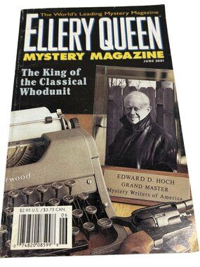 Ellery Queen Mystery Magazine June 2001 Featuring Edward D. Hoch & Star Trek Dee